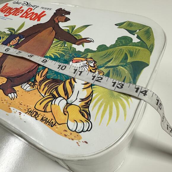 Disney Vintage Jungle Book Suitcase 1966 Good Used Condition Missing Handle - Picture 7 of 8
